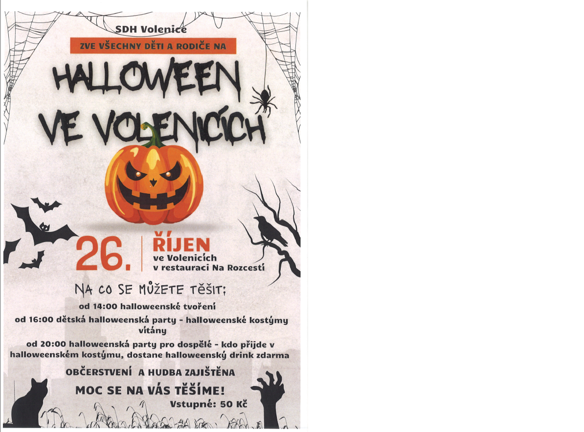 HALLOWEEN VE VOLENICÍCH