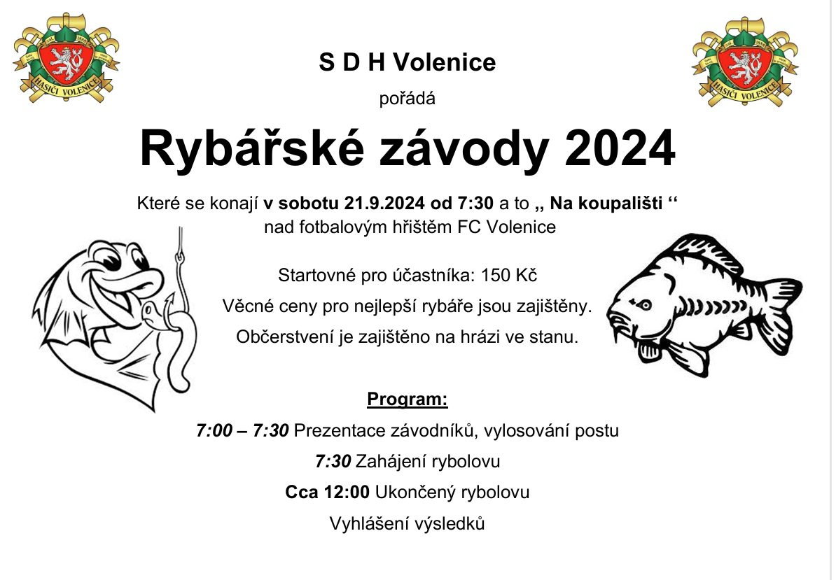 Rybářské závody 2024